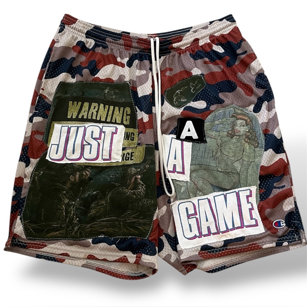 Custom made 1 of 1 graphic shorts size L